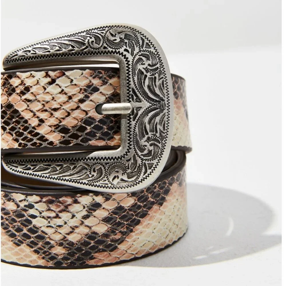 ⭐️ Ecote Metal-Tipped Boho Peasant Serpent Hipster Hippie Art Western Snake Belt